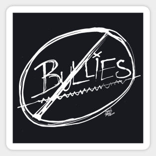 No Bullies! Sticker